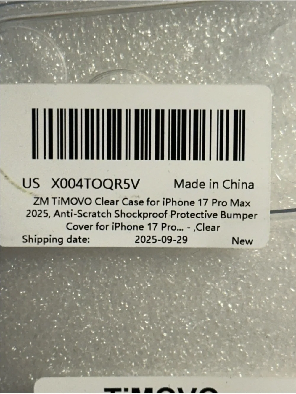 iPhone 17 Pro Max Clear Transparent Protective Phone Case Minimalist